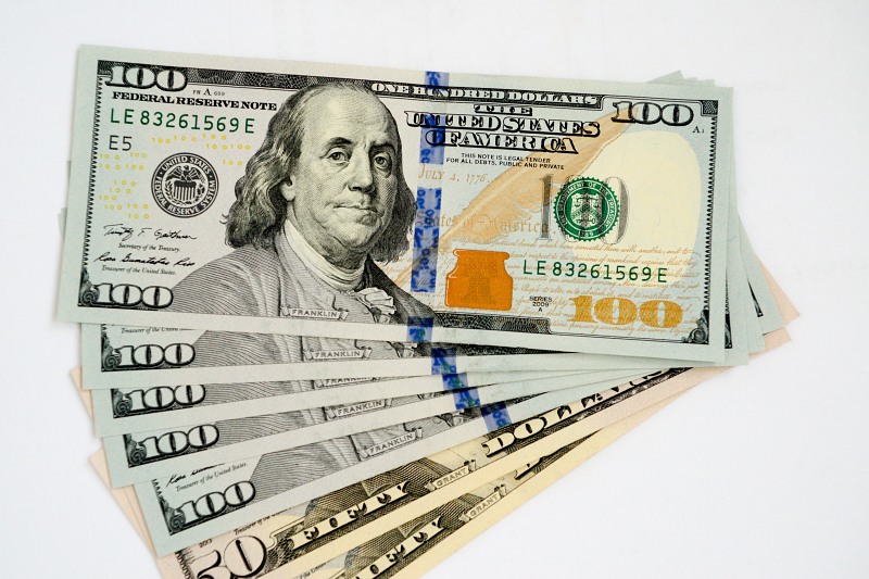 Fifty and one  hundred dollars notes free photo