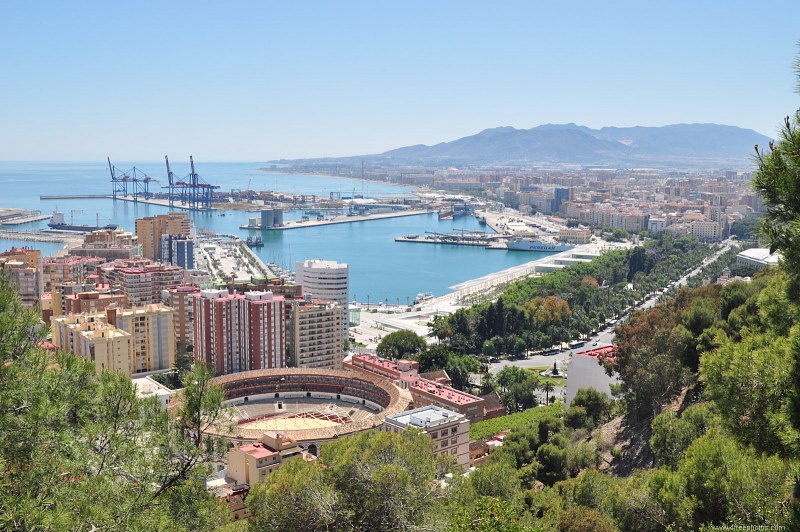 Malaga port free photo