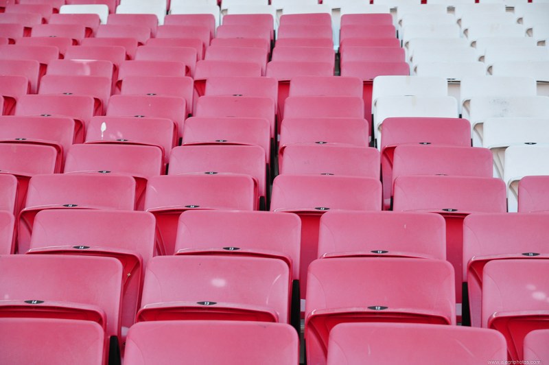 Red and white seats free photo