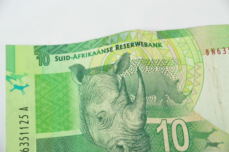 Ten rand banknote back free photo
