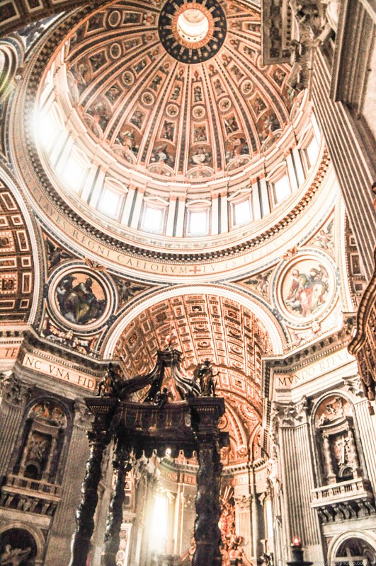 Vatican dome interior