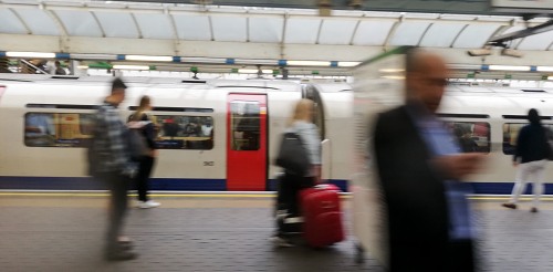 People underground station platform London free photo