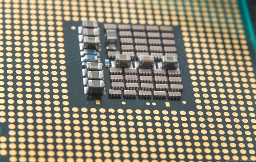 Silicon chip detail free photo