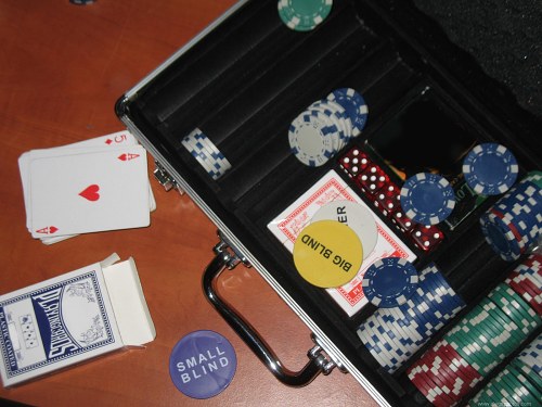 Casino poker set free photo