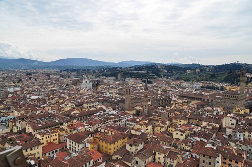 Firenze aerial view free photo