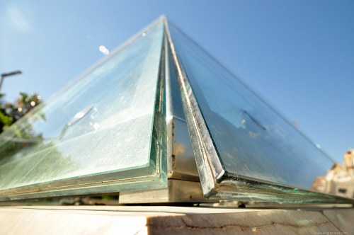Glass pyramid free photo