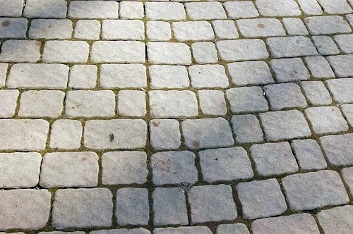 Irregular pavement tiles free photo