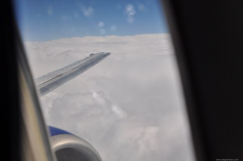 Plane window and engine free photo