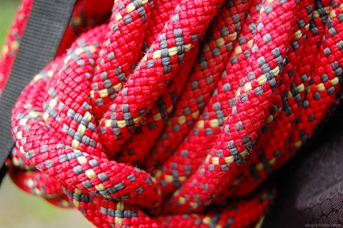 Red rope detail free photo
