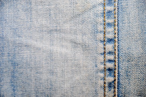 Stitch on jeans free photo